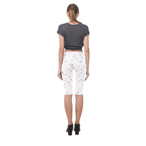 Confetti and  Party Streamers Hestia Cropped Leggings (Model L03)