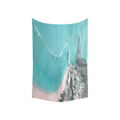 Tenerife Cotton Linen Wall Tapestry 60"x 40"