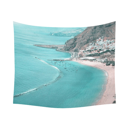 Tenerife Cotton Linen Wall Tapestry 60"x 51"