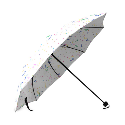 Confetti and  Party Streamers Foldable Umbrella (Model U01)