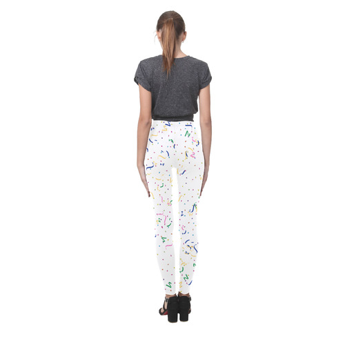 Confetti and Party Streamers Cassandra Women's Leggings (Model L01)