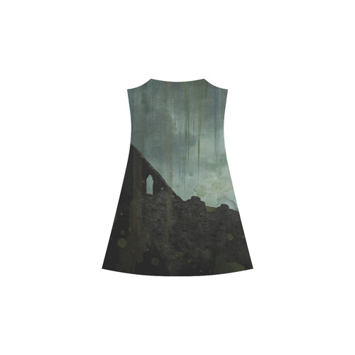 Celtic Ruins / Halloween Alcestis Slip Dress (Model D05)