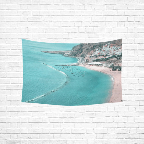 Tenerife Cotton Linen Wall Tapestry 60"x 40"