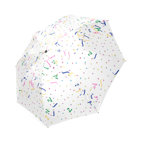 Confetti and  Party Streamers Foldable Umbrella (Model U01)