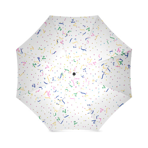 Confetti and  Party Streamers Foldable Umbrella (Model U01)