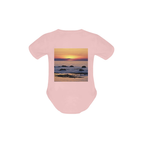 Summer's Glow Baby Powder Organic Short Sleeve One Piece (Model T28)