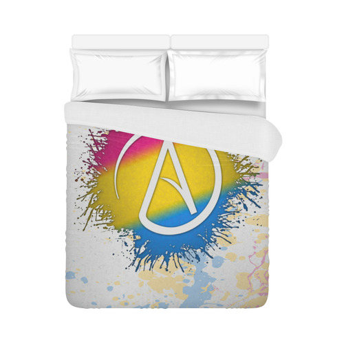 Pansexual Pride Atheist Duvet Cover 86"x70" ( All-over-print)