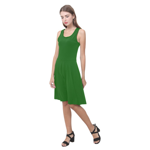 Green Atalanta Casual Sundress(Model D04)