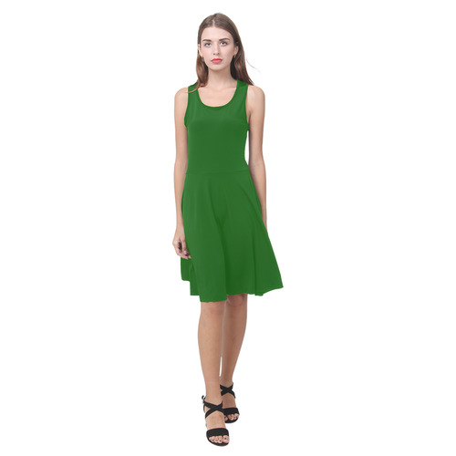 Green Atalanta Casual Sundress(Model D04)