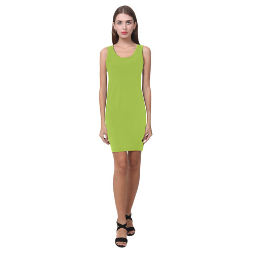 Lime Medea Vest Dress (Model D06)