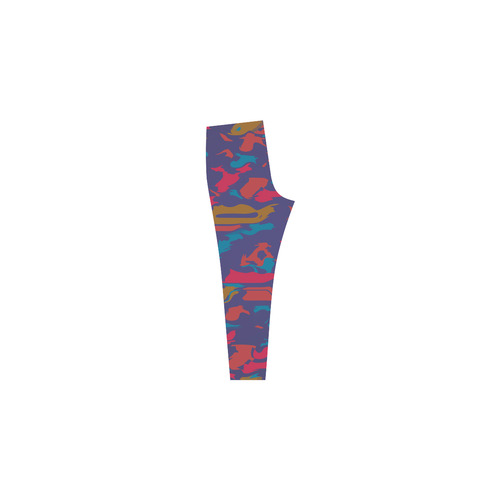 Chaos in retro colors Cassandra Women's Leggings (Model L01)