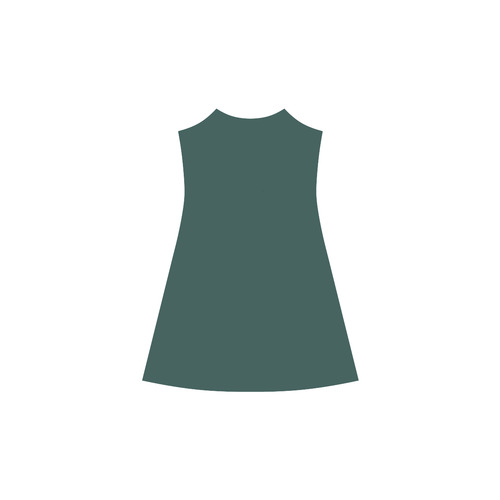 June Bug Green Alcestis Slip Dress (Model D05)