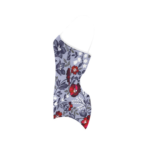 Vintage Floral Wallpaper Beauty Strap Swimsuit ( Model S05)