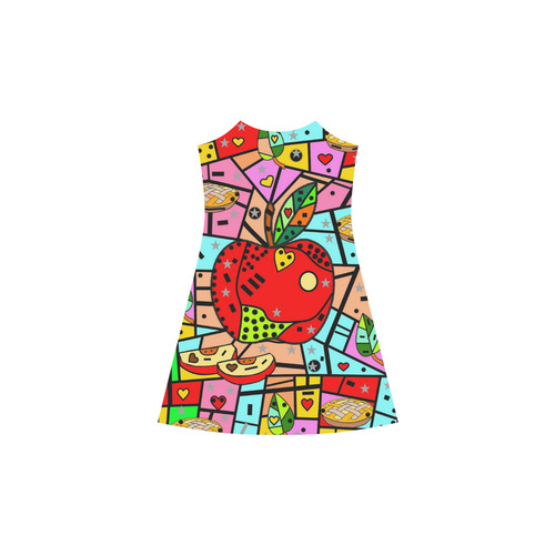 Apple Popart by Nico Bielow Alcestis Slip Dress (Model D05)