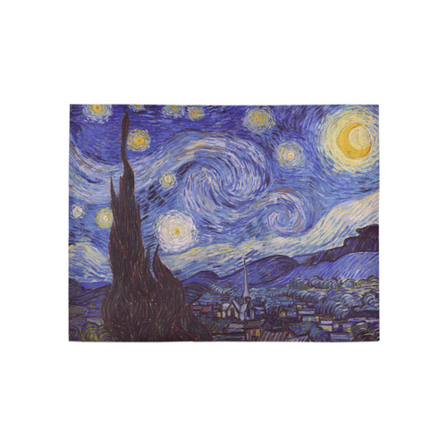 Vincent Van Gogh Starry Night Area Rug 5'3''x4'