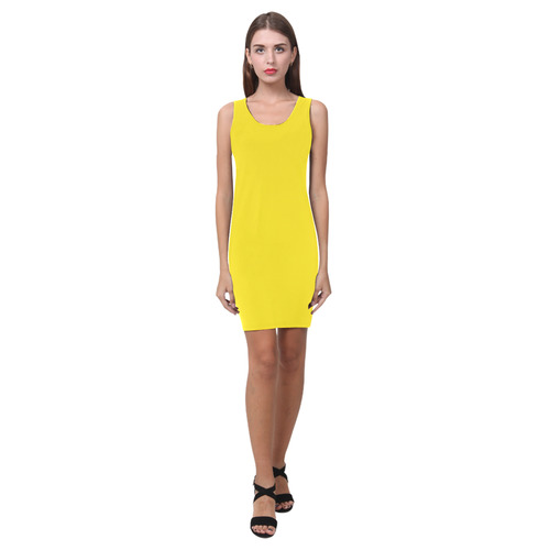 Blazing Yellow Medea Vest Dress (Model D06)