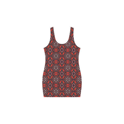 Red Medea Vest Dress (Model D06)