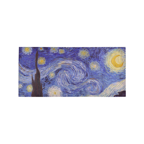 Vincent Van Gogh Starry Night Area Rug 7'x3'3''