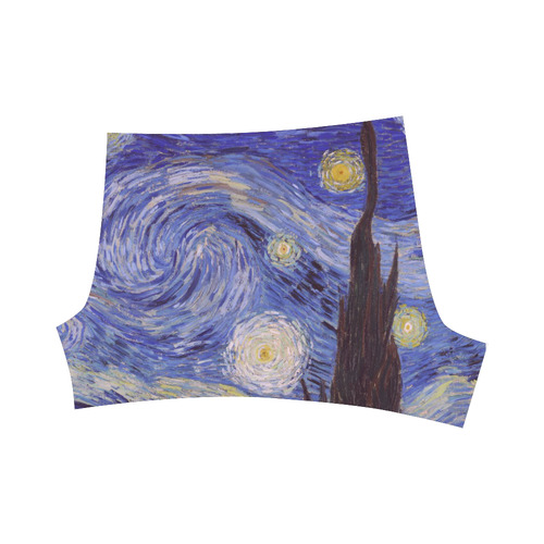 Vincent Van Gogh Starry Night Briseis Skinny Shorts (Model L04)