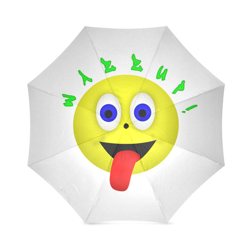 Wazzup Funny Smiley Foldable Umbrella (Model U01)