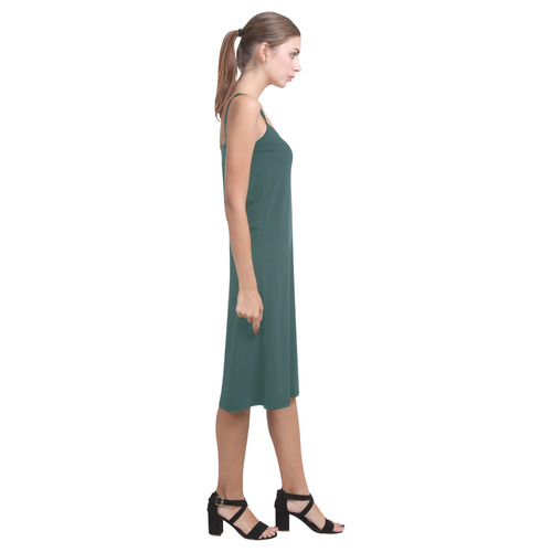 June Bug Green Alcestis Slip Dress (Model D05)