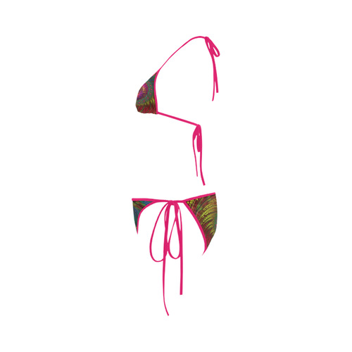 Feather Fractal Custom Bikini Swimsuit