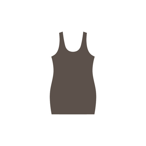 Brown Medea Vest Dress (Model D06)