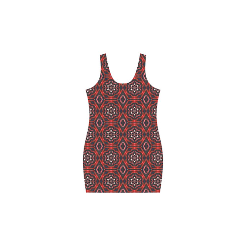 Red Medea Vest Dress (Model D06)