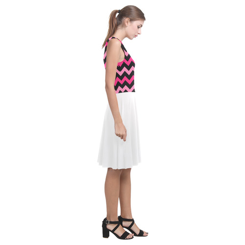 Black, Pink and white original vintage dress. NEW In our designers Shop. Atalanta Casual Sundress(Model D04)