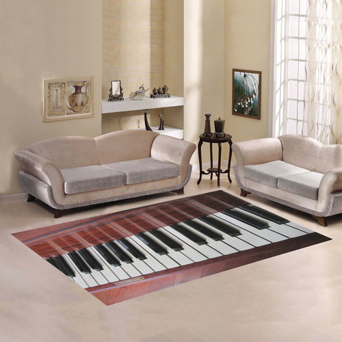 Piano by Martina Webster Area Rug7'x5'