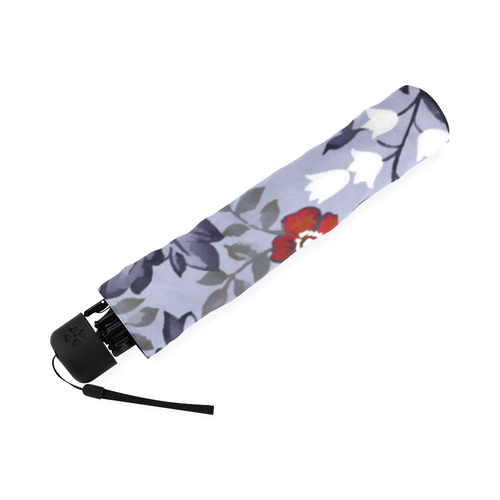 Vintage Floral Wallpaper Beauty Foldable Umbrella (Model U01)