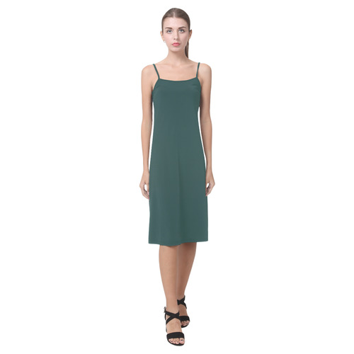 June Bug Green Alcestis Slip Dress (Model D05)