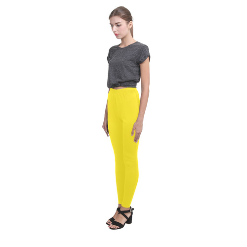 Blazing Yellow Cassandra Women's Leggings (Model L01)