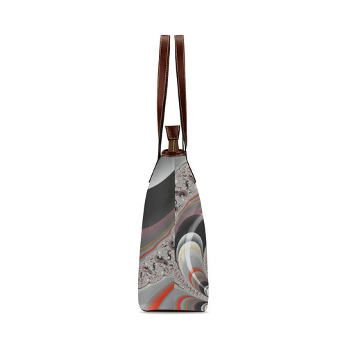 The Red And The Black Shoulder Tote Bag (Model 1646)