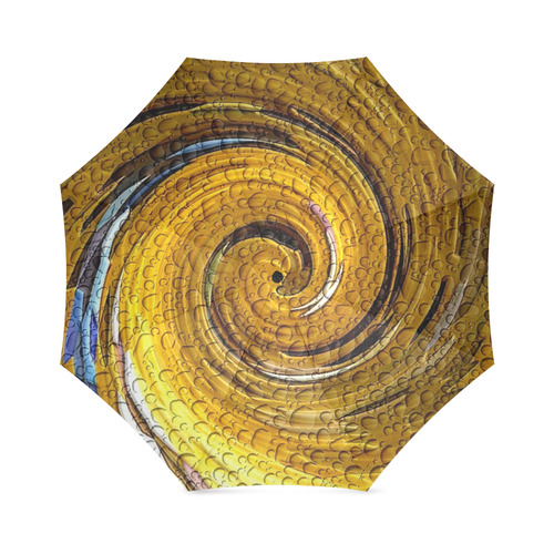 Gold Drops by Artdream Foldable Umbrella (Model U01)