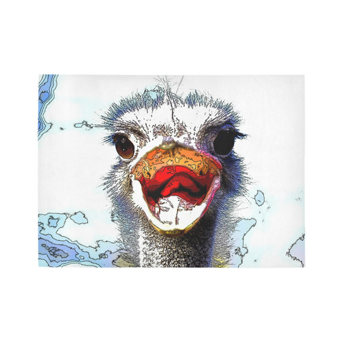 Ostrich_2015_0701 Area Rug7'x5'