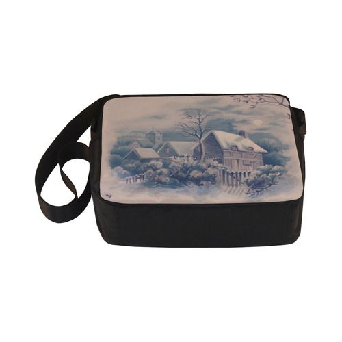 winter scene C Classic Cross-body Nylon Bags (Model 1632)