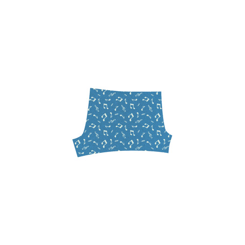 cute music pattern B Briseis Skinny Shorts (Model L04)