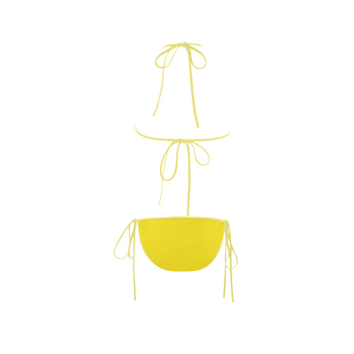 Blazing Yellow Custom Bikini Swimsuit