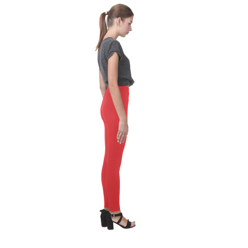 Fiery Red Cassandra Women's Leggings (Model L01)