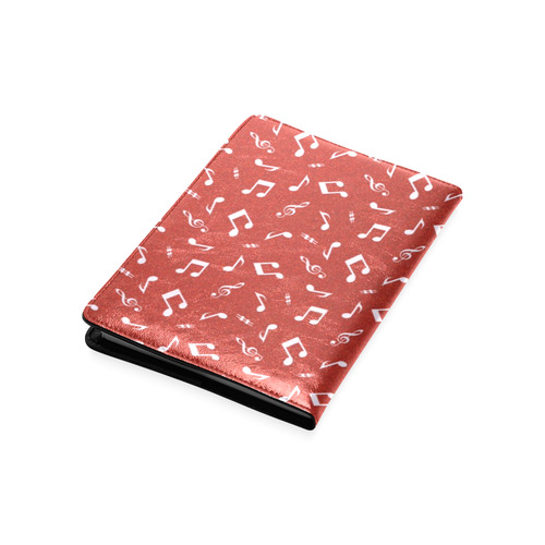 cute music pattern D Custom NoteBook A5