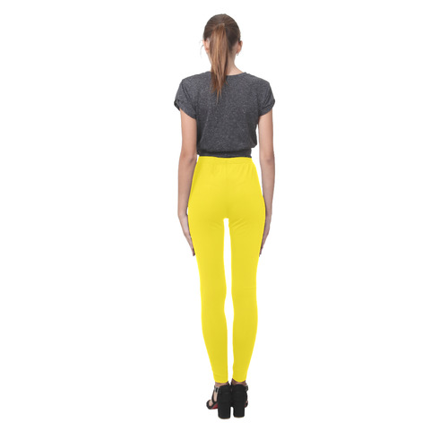Blazing Yellow Cassandra Women's Leggings (Model L01)
