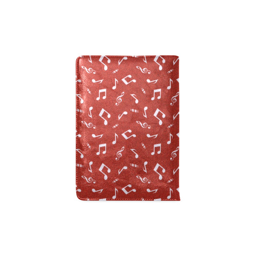 cute music pattern D Custom NoteBook A5