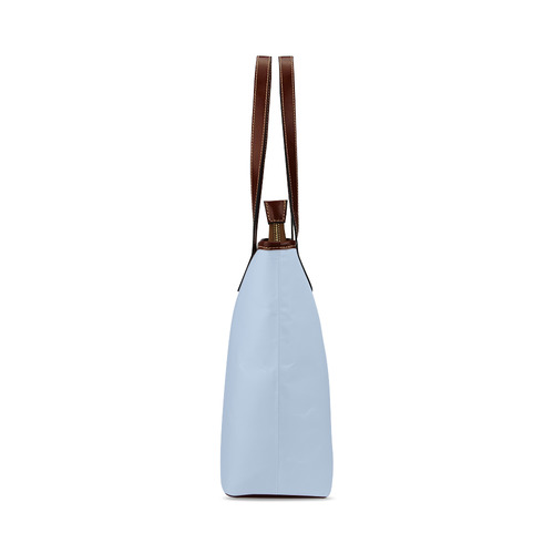 Abstract Triangle Cat Blue Shoulder Tote Bag (Model 1646)