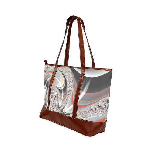 The Red And The Black Tote Handbag (Model 1642)