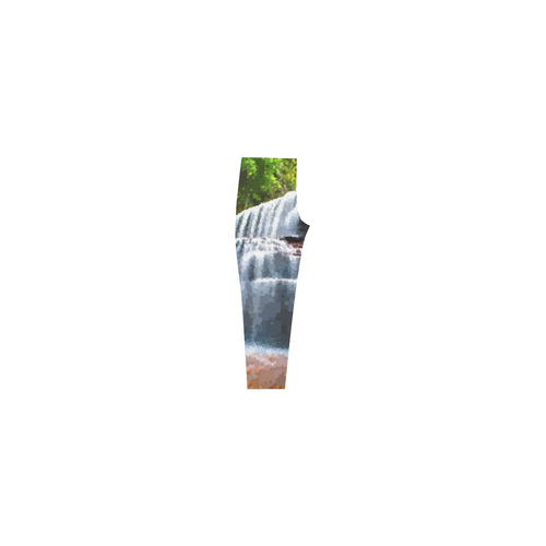 Pixel Waterfall Capri Legging (Model L02)