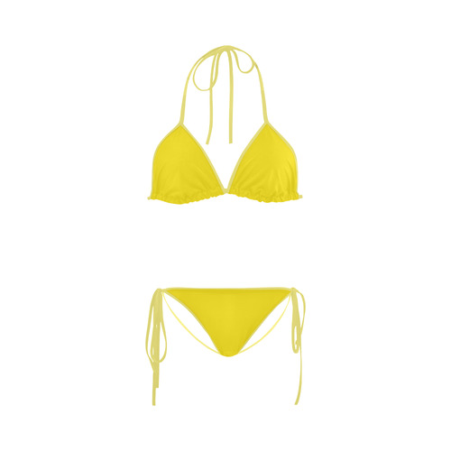 Blazing Yellow Custom Bikini Swimsuit