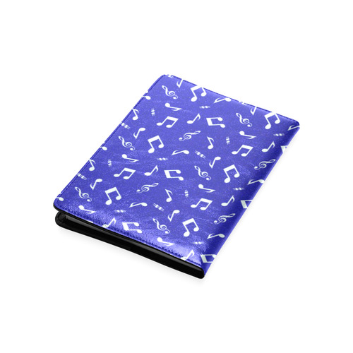 cute music pattern A Custom NoteBook A5