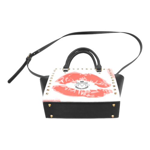 lgloosh lips leather bag Rivet Shoulder Handbag (Model 1645)