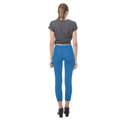 Skydiver Blue Capri Legging (Model L02)